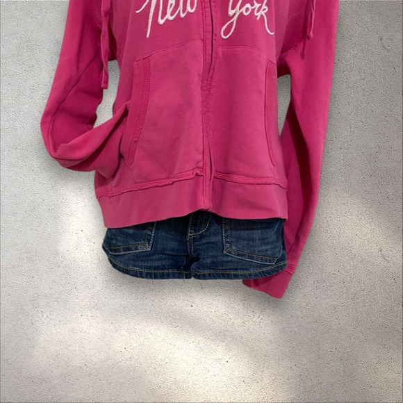 Aeropostale Pink Zip Up Hoodie - Picture 5 of 8